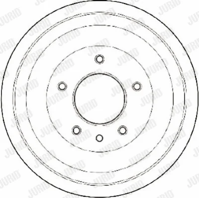 329027J JURID Тормозной барабан