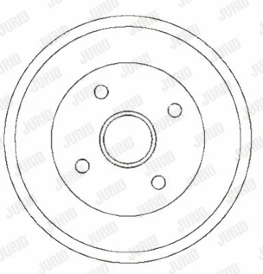 329232J JURID Тормозной барабан