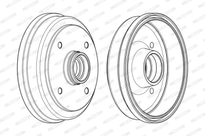 FDR329182 FERODO Тормозной барабан