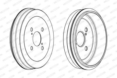 Тормозной барабан FERODO FDR329257