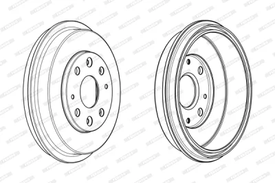 Тормозной барабан FERODO FDR329322