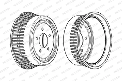 FDR329347 FERODO Тормозной барабан