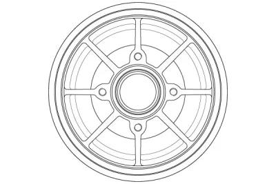 Тормозной барабан TRW DB4546MR