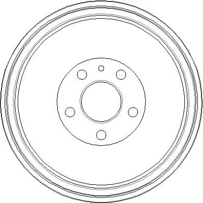 NDR215 NATIONAL Тормозной барабан