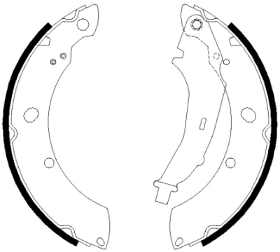 8DA 355 051-311 BEHR/HELLA/PAGID Комплект тормозных колодок