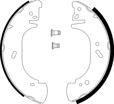 8DB 355 001-621 BEHR/HELLA/PAGID Комплект тормозных колодок