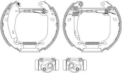 8DB 355 003-901 BEHR/HELLA/PAGID Комплект тормозных колодок