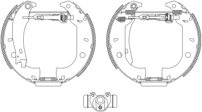 8DB 355 004-071 BEHR/HELLA/PAGID Комплект тормозных колодок