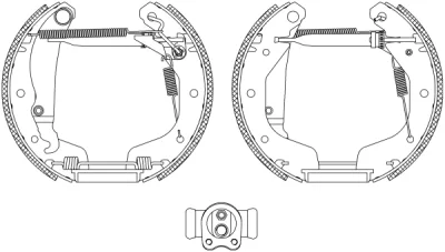 8DB 355 004-211 BEHR/HELLA/PAGID Комплект тормозных колодок