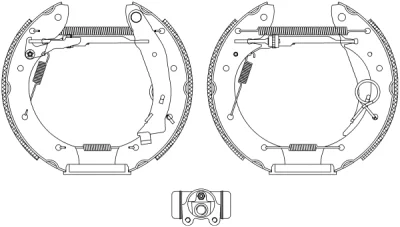 8DB 355 004-351 BEHR/HELLA/PAGID Комплект тормозных колодок