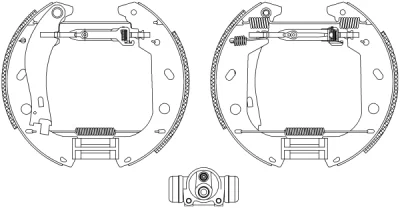 8DB 355 004-471 BEHR/HELLA/PAGID Комплект тормозных колодок