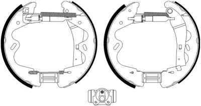 8DB 355 022-991 BEHR/HELLA/PAGID Комплект тормозных колодок