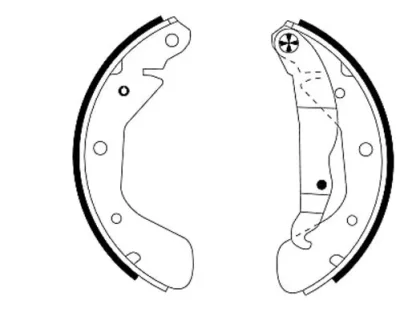 H8710 BEHR/HELLA/PAGID Комплект тормозных колодок