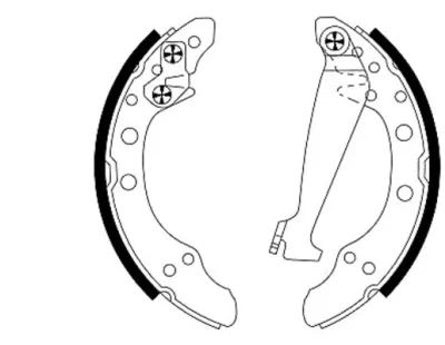 H8720 BEHR/HELLA/PAGID Комплект тормозных колодок