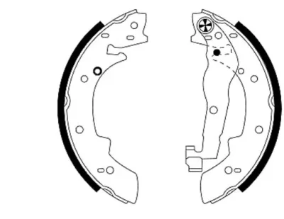 H9190 BEHR/HELLA/PAGID Комплект тормозных колодок