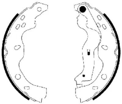 H9965 BEHR/HELLA/PAGID Комплект тормозных колодок