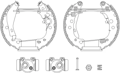 R0030 BEHR/HELLA/PAGID Комплект тормозных колодок