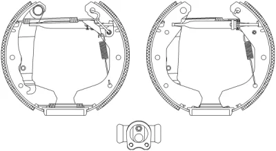 R0135 BEHR/HELLA/PAGID Комплект тормозных колодок