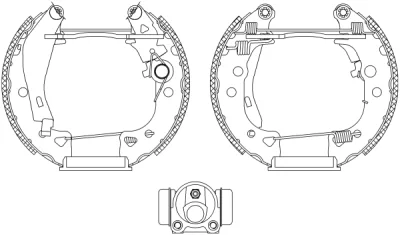 R0320 BEHR/HELLA/PAGID Комплект тормозных колодок