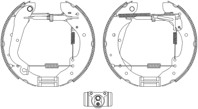 R1326 BEHR/HELLA/PAGID Комплект тормозных колодок