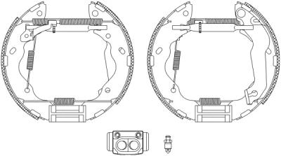 R1333 BEHR/HELLA/PAGID Комплект тормозных колодок