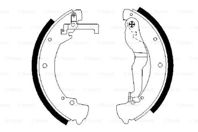 0 986 487 312 BOSCH Комплект тормозных колодок