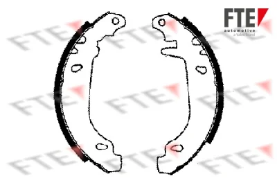 BB1122A2 FTE Комплект тормозных колодок