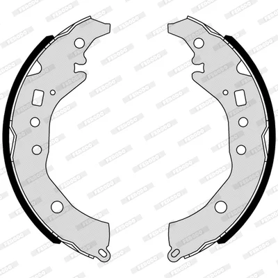 FSB4197 FERODO Комплект тормозных колодок