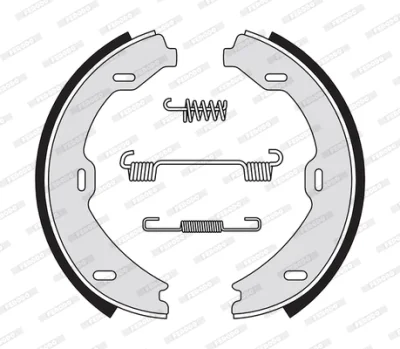 FSB4307 FERODO Комплект тормозных колодок