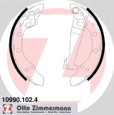 Комплект тормозных колодок ZIMMERMANN 10990.102.4
