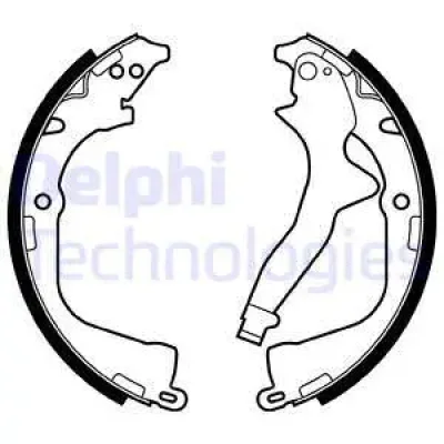 Комплект тормозных колодок DELPHI LS2056