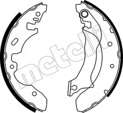 53-0130 METELLI Комплект тормозных колодок