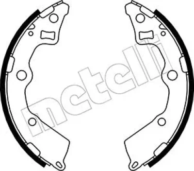 53-0229 METELLI Комплект тормозных колодок