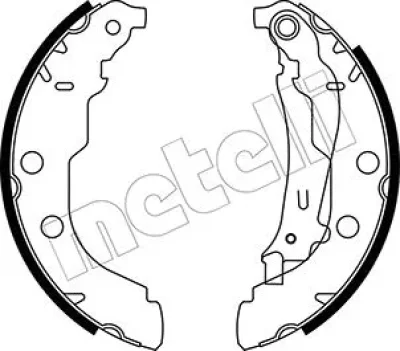 53-0326 METELLI Комплект тормозных колодок