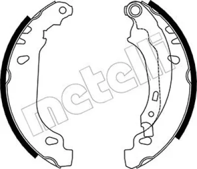 53-0328 METELLI Комплект тормозных колодок