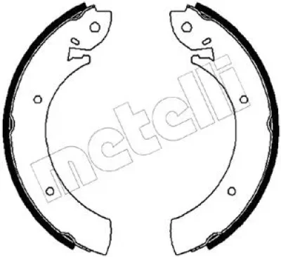 53-0342 METELLI Комплект тормозных колодок