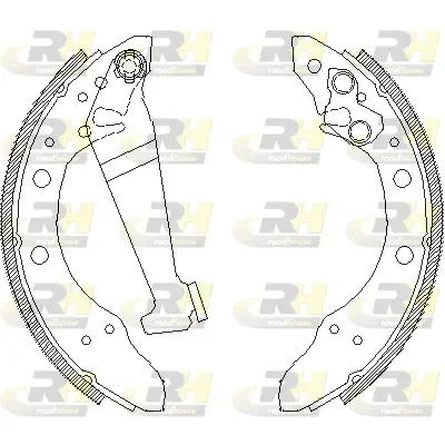 Комплект тормозных колодок ROADHOUSE 4046.01