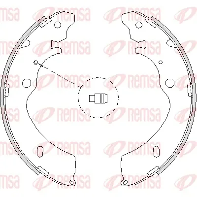 Комплект тормозных колодок REMSA 4224.00