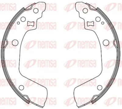 4241.00 REMSA Комплект тормозных колодок