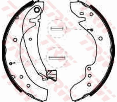 Комплект тормозных колодок TRW GS8545