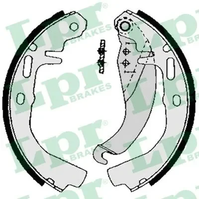Комплект тормозных колодок LPR/AP/RAL 02500