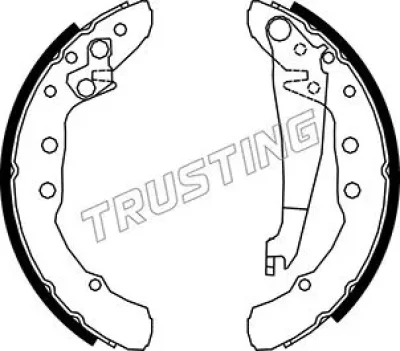 Комплект тормозных колодок TRUSTING 016.021