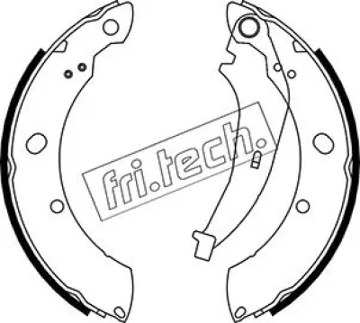 1023.008 FRI.TECH. Комплект тормозных колодок