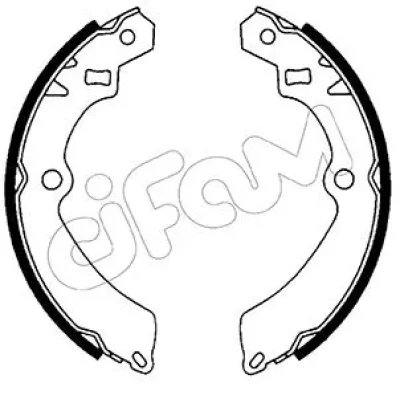 153-397 CIFAM Комплект тормозных колодок