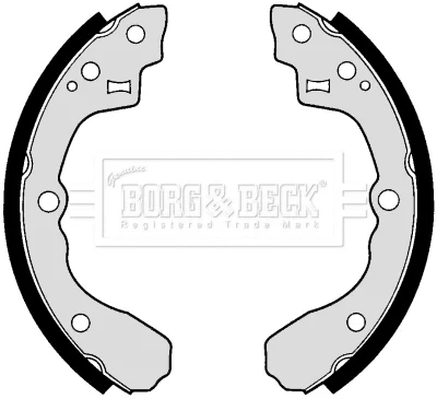 BBS6259 BORG & BECK Комплект тормозных колодок