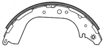 AKS-1189 ASVA Комплект тормозных колодок