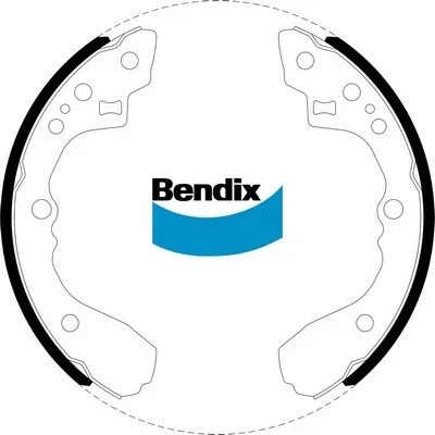 BS1409 BENDIX Комплект тормозных колодок