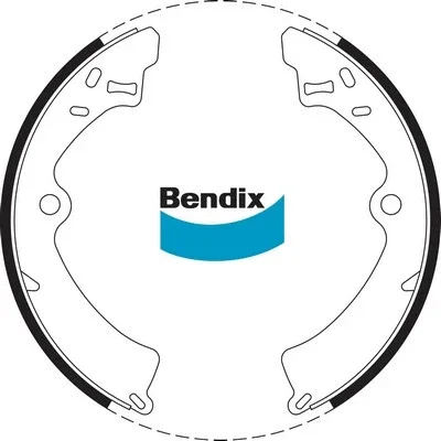 BS1627 BENDIX Комплект тормозных колодок