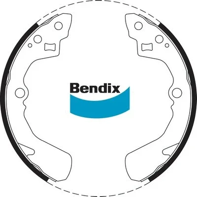BS1682 BENDIX Комплект тормозных колодок