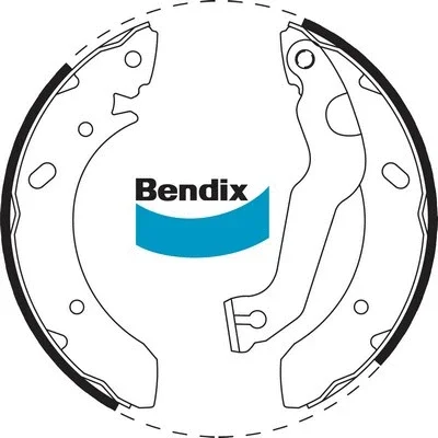 BS1702 BENDIX Комплект тормозных колодок